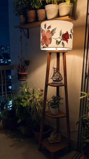 Wooden Stand Lamp