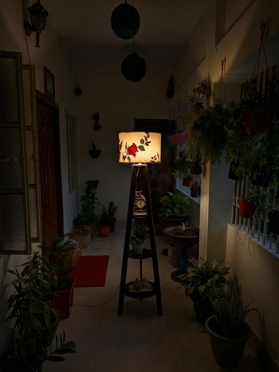 lamp in balcony